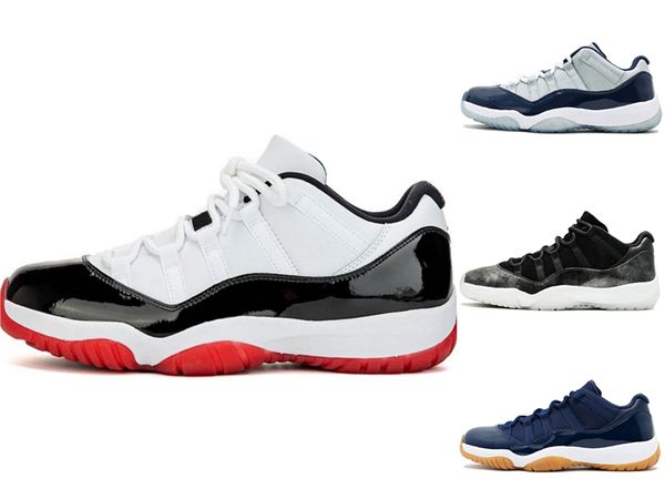 

2020 new arrival jumpman 11 velvet bowknot low basketball shoes for men men 11s designer sport shoes sneakers trainers size 36-44 #608
