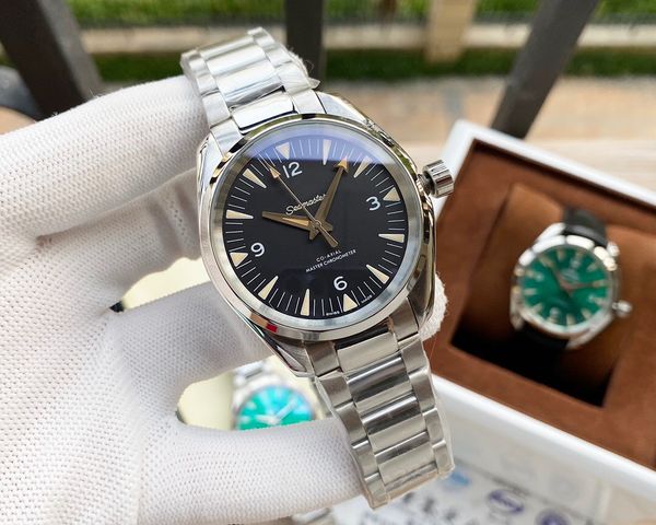 

2020 высокое качество aqua terra 150 м мужские часы джеймс бонд 007 часы omega seamaster 00 часы [не выключен пролить шерсть] d2694, Slivery;black