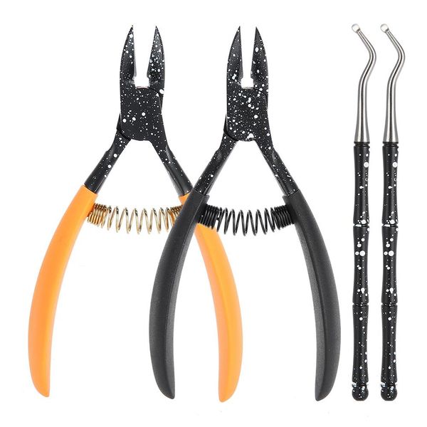 

2pcs/set toe ingrown toenail cuticle nipper clipper edge cutter manicure trimmer scissor plier tool pedicure dead skin removal