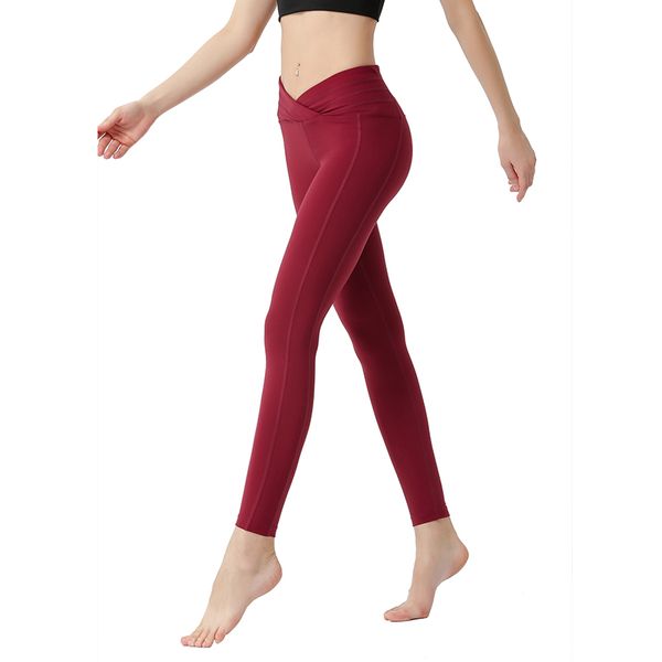 

leggings for fitness yoga pants female sport tights push up nylon solid dry fit cozy flex leggings gym woman athletic, White;red