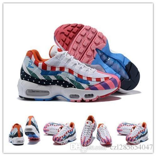 

parra 95 running shoes for women piet parra multi-color white blue red pink sports trainers shoe size 36-40