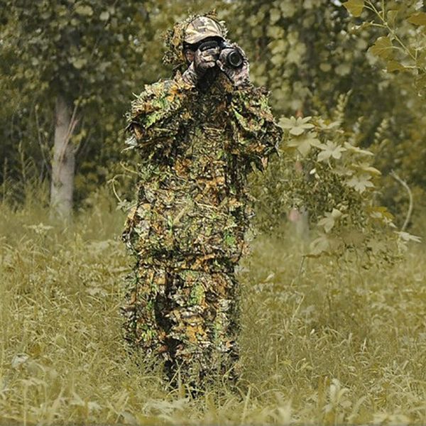 

hunting clothes 3d bionic ghillie suits ccloak yowie sniper birdwatch camouflage hunting clothing 2020, Camo