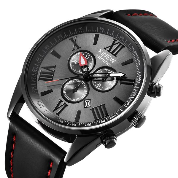 

genvivia atches men army mens watch reloj led digital sports wristwatch male gift analog automatic watches male 5#3.5, Slivery;brown