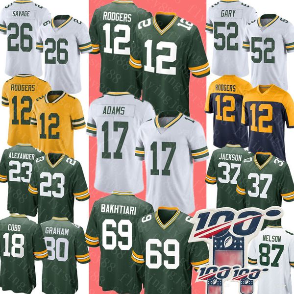 

Green bay packer 12 aaron rodger jer ey 69 david bakhtiari 17 davante adam 23 jaire alexander jer ey darnell avage ra han gary
