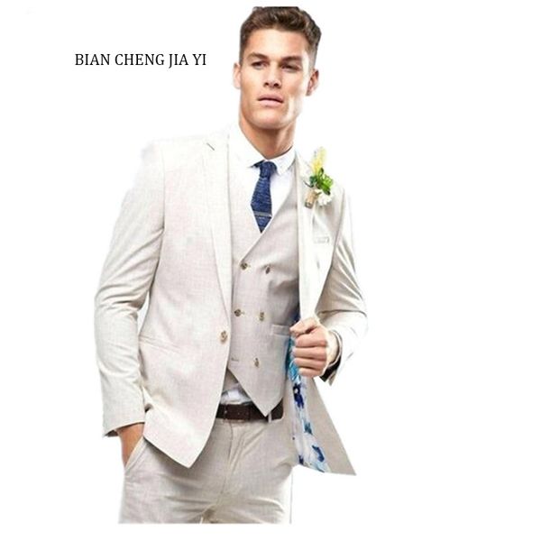 

2019 new fashion men suits for wedding one button slim fit 3 pieces (jacket+vest+pants) groom prom tuxedos suits casual, White;black