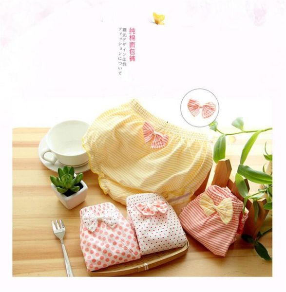 

new new fashion bow 4pcs baby kids bowknot underwear girls underpants 100%cotton newborn baby briefs cute panties, Camo