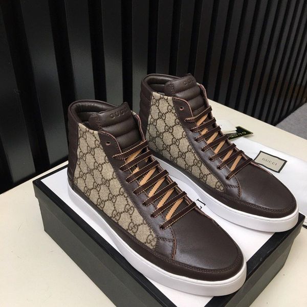 

w41new limited edition french series high-end men s casual shoes, men s boots fashion sports shoes, original shoebox delivery 38-44, Black