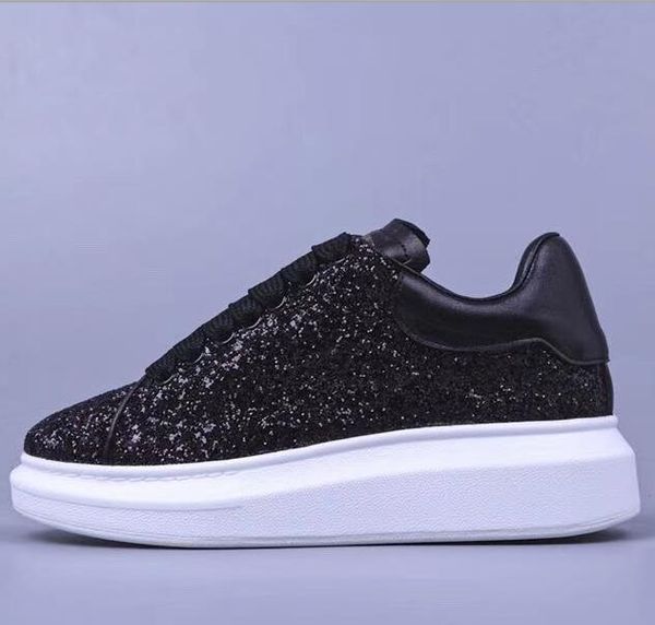 

Whole ale new ca ual platform hoe cla ic black equin velvet neaker comfort kateboarding de igner hoe ize 35 45 for ale