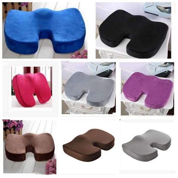 

travel breathable seat massage chair cushion pad for car office home decoration cushion coccyx orthopedic memory foam u seat lxl125