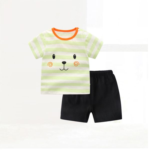 

baby boys clothing children summer underwear for boy 2pcs shirt+ pants pajama sets newborn kids sleepwear christmas pyjamas 2020, Blue;red
