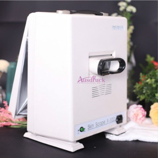 

new arrival portable facial skin scanner magic mirror woods lamp clearly observe the pores face skin analysis machine