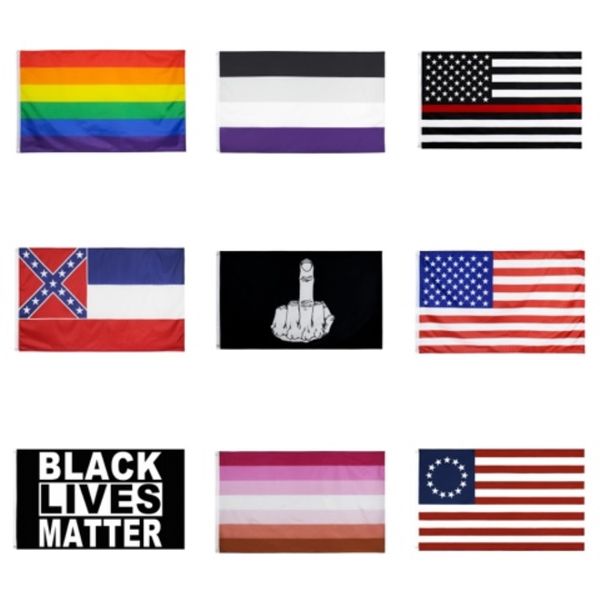 

party decorative flag outdoor & indoor flags polyester garden flags home banner 30*45cm birthday decoration no flagpole#793