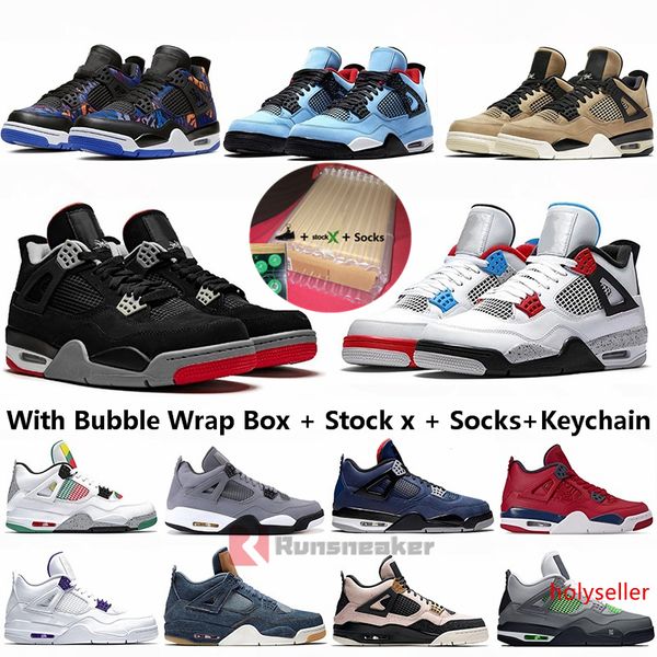 

2020 with bubble wrap 4 what the bred mens basketball shoes 4s carnival cactus jack iv mushroom cinder womens designer sports sneakers