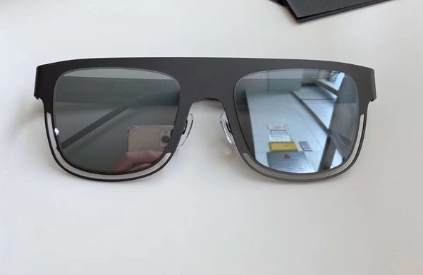 

gunmetal mirrored sunglasses 2232 men flat sunglasses des lunettes de soleil uv400 prodection with box, White;black