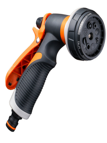 

plastic multi-function rubberized handle garden watering spray gun family car wash nozzle garden watering supplies