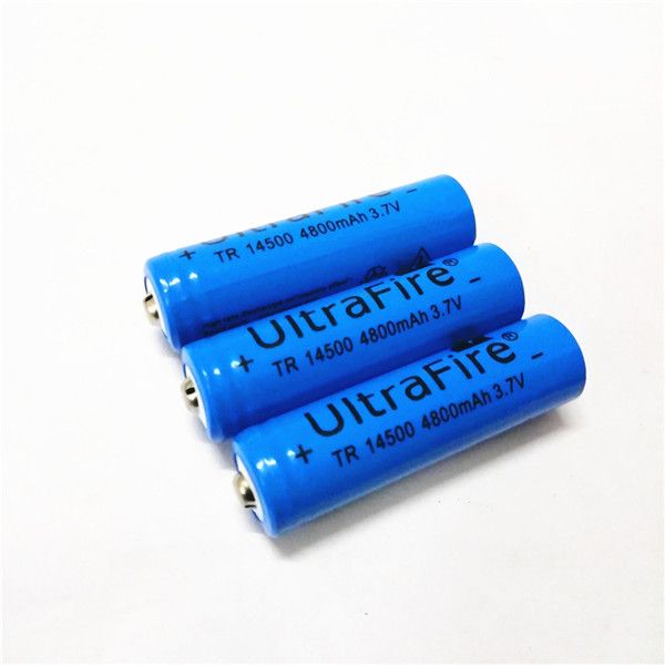 14500 4800mAh 3.7V bateria de lítio recarregável bateria AA