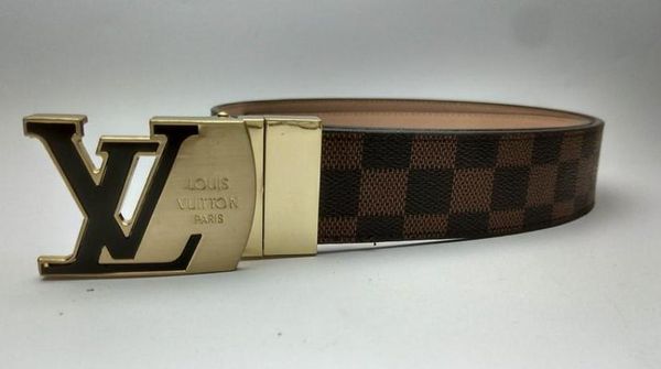 

дизайнерские высокие гладкие пряжки мужские ремни для женщин без коробки, Black;brown