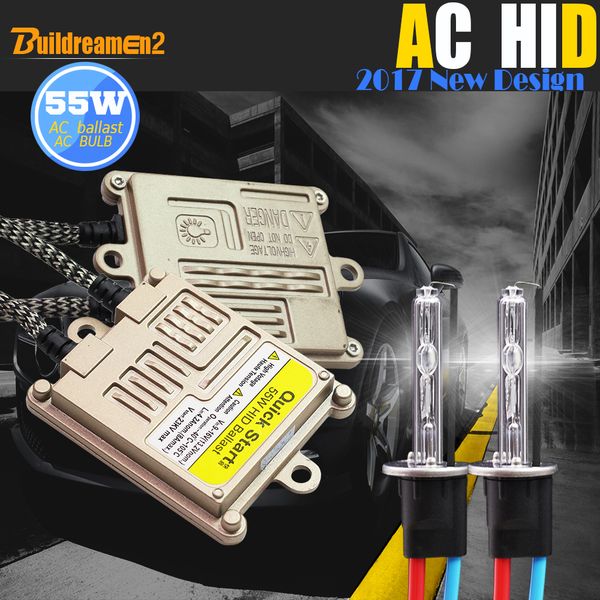

buildreamen2 55w 9005 9006 880 881 h1 h3 h7 h8 h9 h11 auto hid xenon kit 4300k ac ballast bulb car light headlight drl fog light
