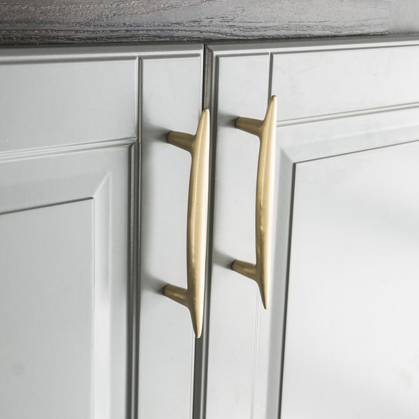 2019 Solid Brass Tbar Nordic Style Cabinet Handles Furniture