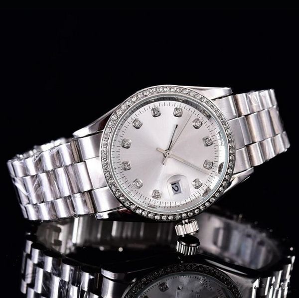 

2019 Новый стиль мужские часы моды черный циферблат календарь золотой браслет заст