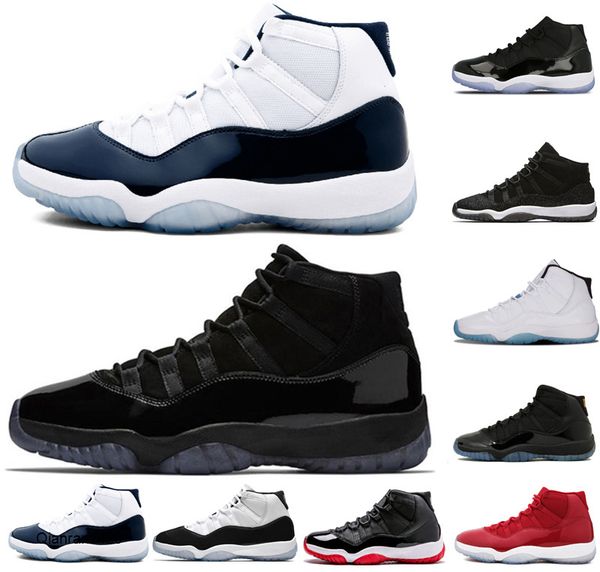 

11 11s space jam bred concord 45 basketball shoes men women cap and gown trainers midnight navy gamma blue sports sneakers