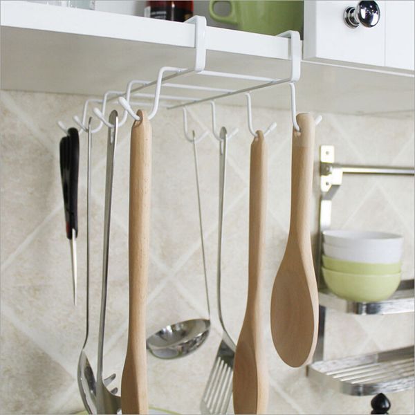 

stainless steel glass mug rack tissue towel hanging holder bathroom kitchen toilet organizer cabinet cupboard under hanger