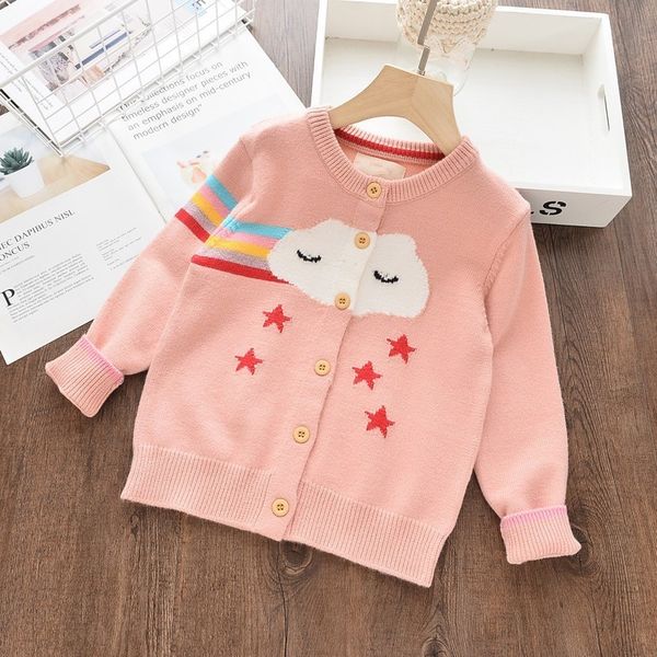 

baby sweater cardigan for girls clothing clouding pink children's clothes kids outfit boutiques autumn 19721540, Blue
