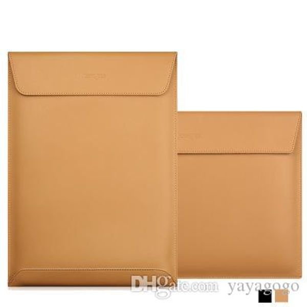 

wholesale matte magnetic buckle pu lapsleeve bag for xiaomi macbook pro 13 case air 11 12 retina 2018 new 15 touch bar women men cover