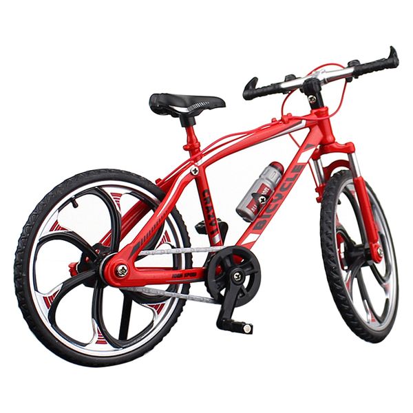 

1:10 living room diecast bicycle children toy ornament bike model alloy racing office miniature finger accessories kids gift