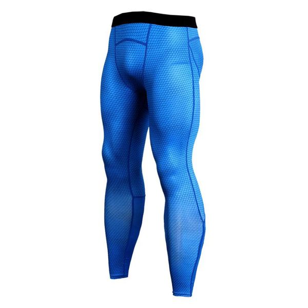 

sports pants outdoor running cycling men's quick-drying tight-fitting fitness yoga basketball football training trousers, Black;blue