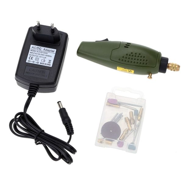

мини электрическая дрель diy electric grinder просверлить 12v dc шлифовального набор для фрезерования полировка сверление резка гравировальн