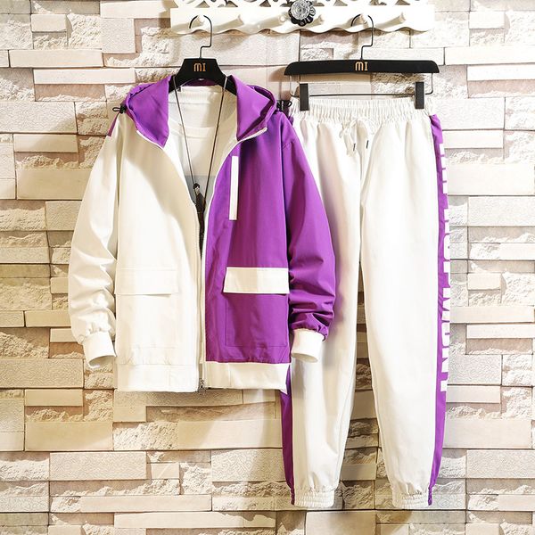 purple mens tracksuit