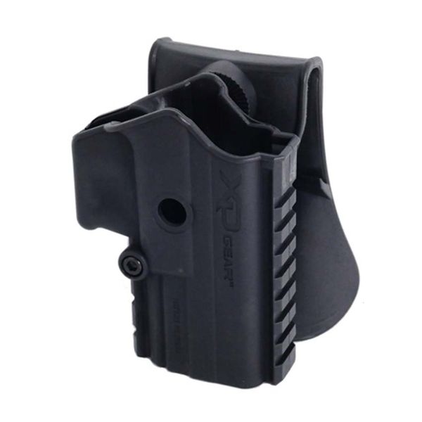 

fma tactical gun holster pistol xd gear holster for xdm mag(belt type) bk/de