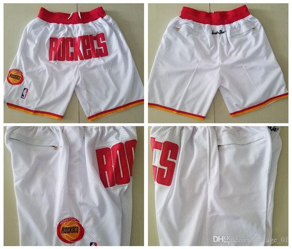 

harden james just don carmelo anthony houston rockets men stitching embroider y professional sport basketball nba shorts gym trainin, Black