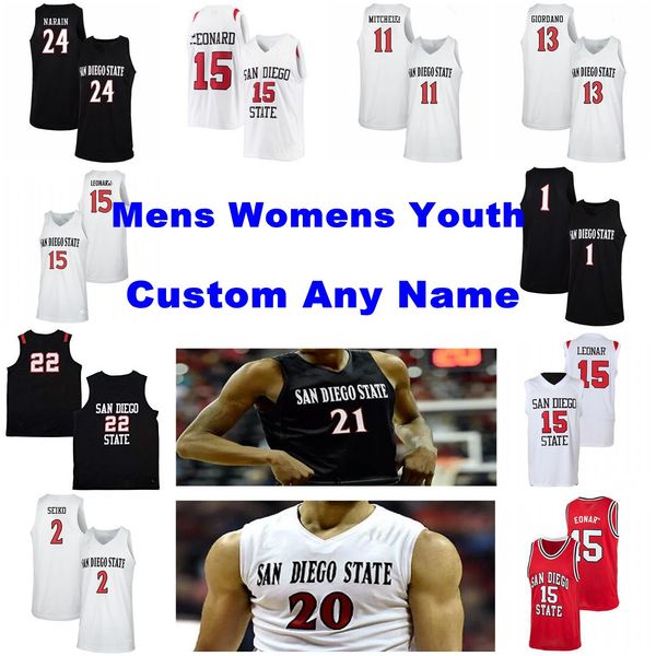 

san diego state aztecs jerseys adam seiko jersey arop trey pulliam johnson yanni wetzell college basketball jerseys mens customize stitched, Black;red