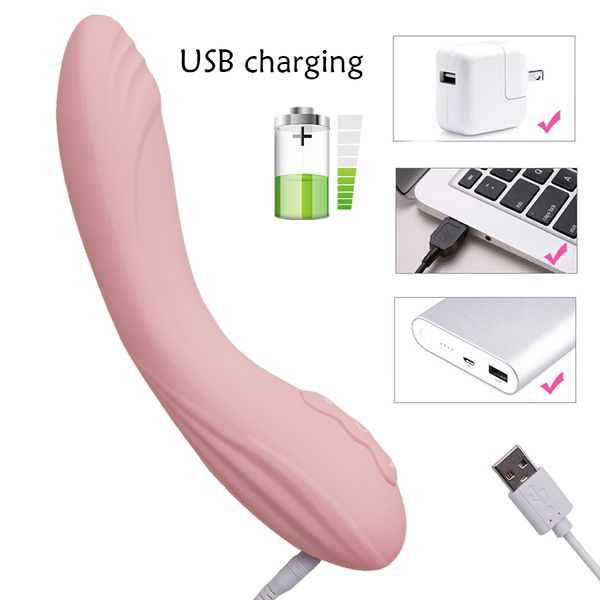 HWOK Aquecimento Dildo Vibrador Silicone Toys para mulheres adultos Multisped G Spot gotal feminino clitóris vaginal Masturbador MX Melhor qualidade