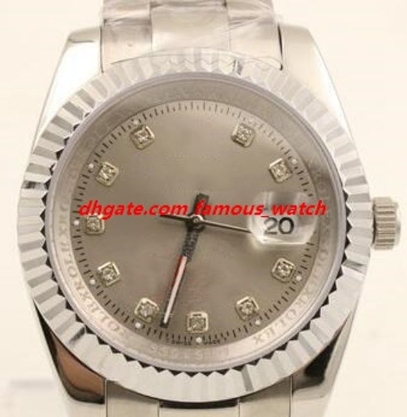 

Topselling Men Wristwatch 116238 36mm Steel Bracelet Men's Sport Wrist Watches Asia 2813 Automatic Luxury Wristwatch Free Shipping