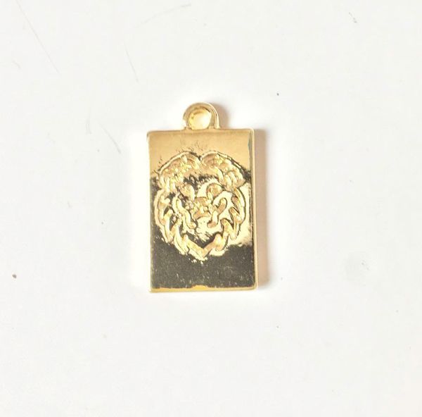 

sell 20pcs 10*18mm lion zinc alloy charms wholesales necklace,earring bracelet jewelry diy handmade 2 colors, Golden;silver