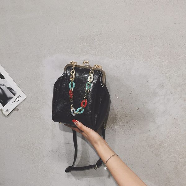 

ocardian retro print small luxury square bag banquet hasp chain shoulder bag women messenger color handbags women bags