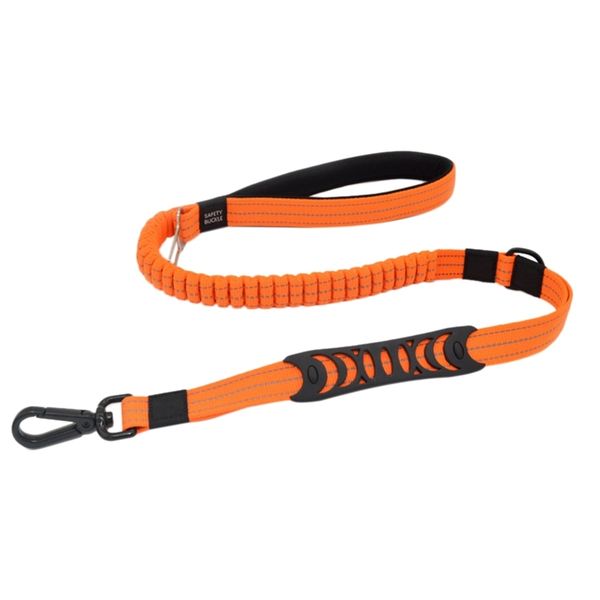 

car pet seat belt car pet traction rope with elastic telescopic reflective traction rope tension wear dog collars leashes