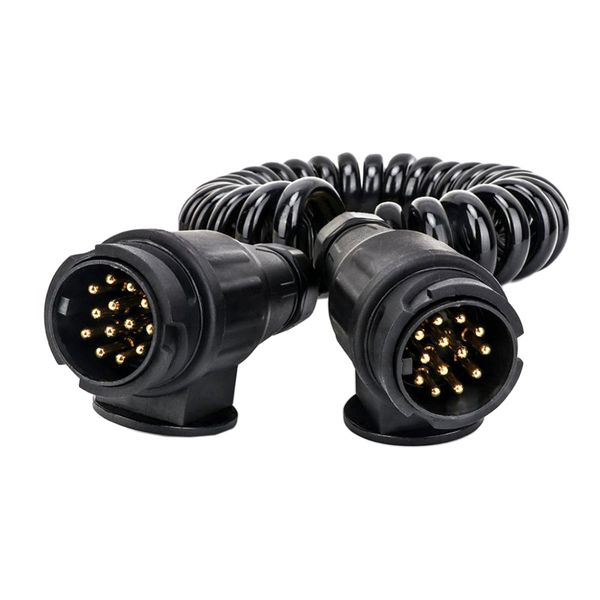 

3-контактный разъем с пружинной проволоки прицеп-адаптер мужской подключи