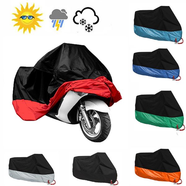 

крышка мотоцикла открытый atv скутер пыле водонепроницаемый мотоцикл солнце защитная крышка автомобиля прочный дождь протектор coque