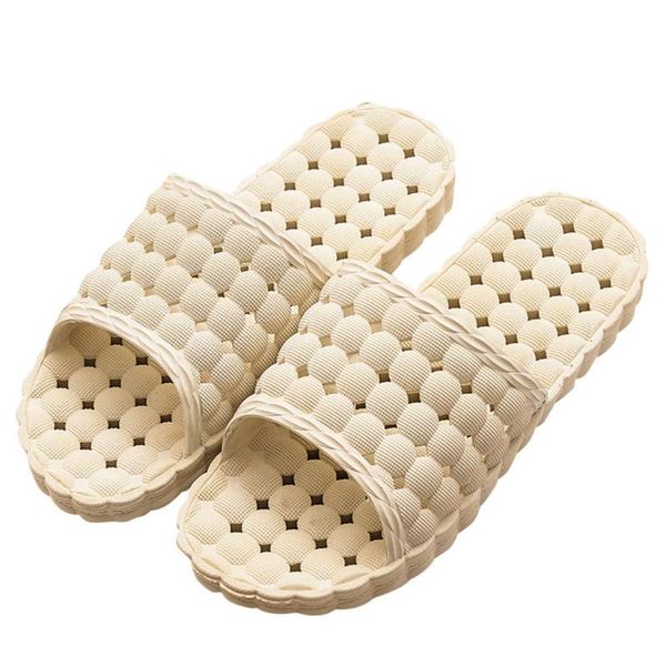 

new home slippers bathroom household slippers indoor couple 2020, Black