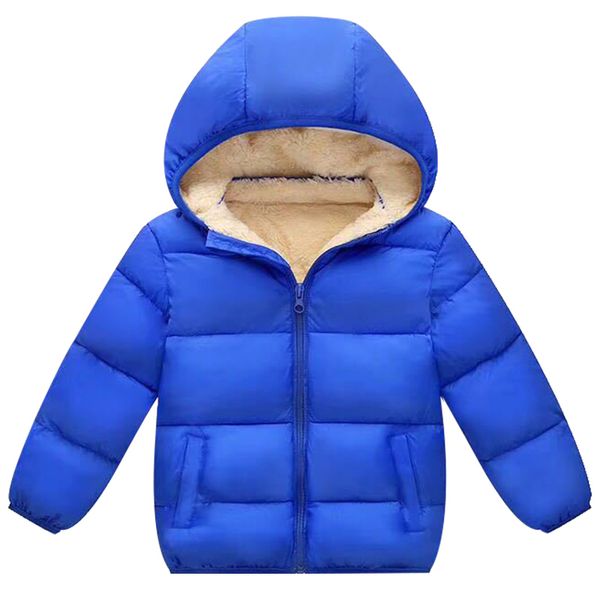 

1-6yrs christmas clothes fashion baby boys winter warm outerwear thicken hooded faux leather fleece jacket outfit overcoat, Blue;gray
