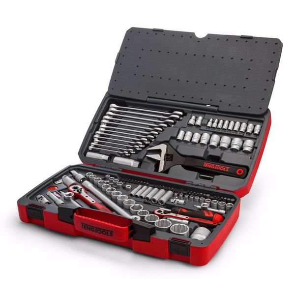 

Teng july ale 127 pce tool kit profe ional 1 4 3 8 1 2 dr panner ratchet