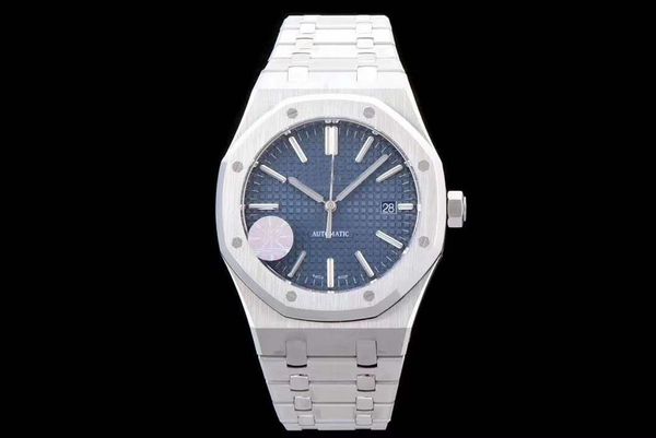 

luxury jf v5 watches quality 15400 41mm 9015 swiss blue watch automatic cal.3120 mens movement factory koelg, Slivery;brown