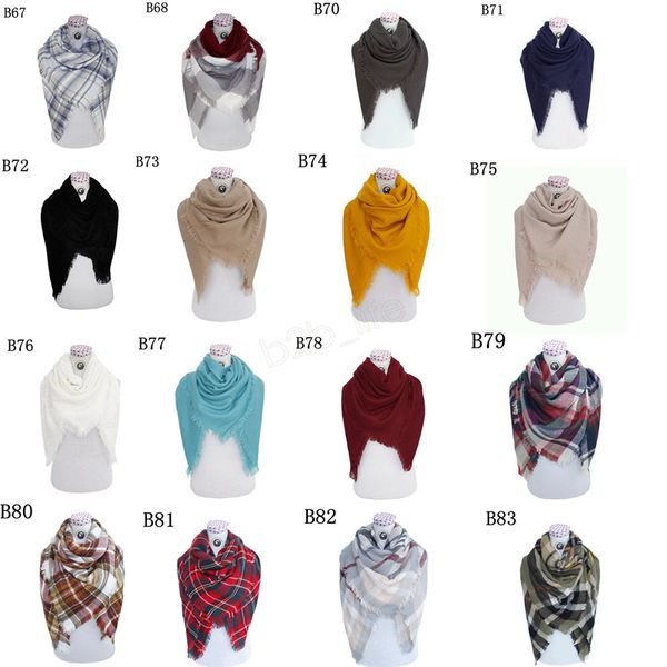 

neckerchief men plaid scarf square 140*140cm women lattice grid shawl ljja2967 scarves girls pashmina winter wraps blankets neck rljra, White;black