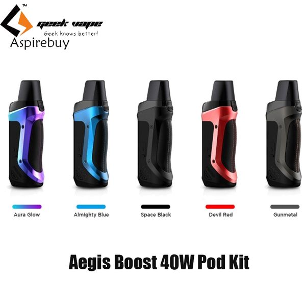 

GeekVape эгидой наддува под мод комплект 1500 мАч встроенный аккумулятор мод 40W с 3.7 мл картридж 0.6 ом КРА1 сетки катушки 100% оригинал