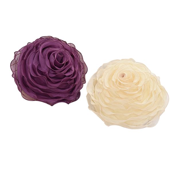 

elegant 3d yarn rose cushion romantic flower sofa pillow bed flower pillow wedding decor rose cushion valentine's day lover gift