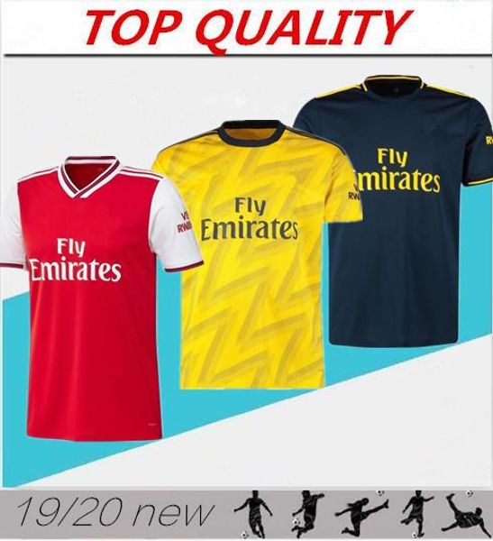 

new 19 20 season arsena home away third soccer jersey 2019 2020 sportswear jersey football shirts maillot de foot, Black;yellow